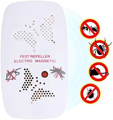 Pest Control Ultrasonic Repeller Ultrasónico repelente de insectos control electrónico de plagas anti-cucarachas anti-mosquito, además de moscas repelente