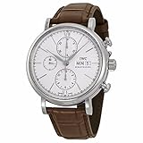 IWC Portofino Herren-Armbanduhr 42mm Armband Leder Braun GehÃ¤use Edelstahl Saphirglas Automatik IW391007