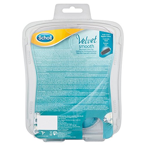 Scholl Velvet Smooth Express Pedi elektrischer Hornhautentferner mit Diamantpartikeln, Blau, Stark - 4