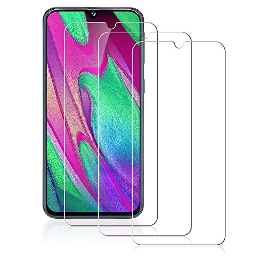 SKYE Protector de Pantalla para Samsung Galaxy A40 Cristal Templado para Samsung Galaxy A40 [3 Unidades] [Alta Definicion, Sin Burbujas, 9H Dureza, Anti-Rasguños]