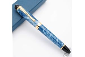 CZXWYST JINHAO X450 stylo plume Stylo à encre (Marbre Vert, Plume M)