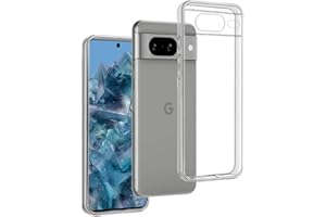 REY (3 sztuki) Silikonowe Etui Przezroczyste do GOOGLE PIXEL 8, Ultra cienkie 0,33mm, Silikon TPU smukłe i bardzo lekkie etui ochronne
