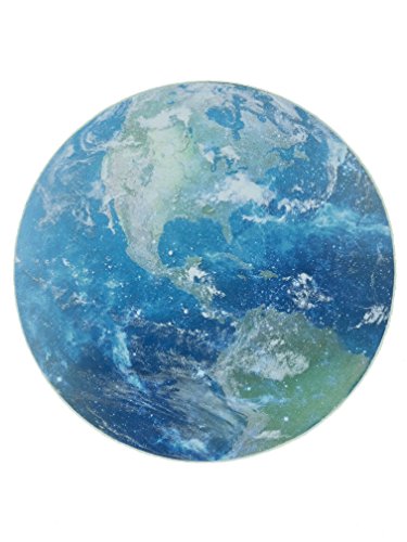 Preisvergleich Produktbild COSMOS EU Galaxis Foto Rundes Wasserdichtes Mauspad Mausunterlage für Computerspiele oder Büro Galaxy Photo Mouse Pad for Computer Gaming or Office (Erde)