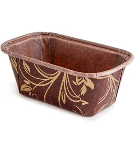 Hemoton Lot De 25 Mini Moules à Pain Jetables En Papier Ondulé - 7