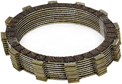 Clutch Disc Friction Plates Set 7pcs for WR250Z 91-93 YZ250 88-92 XVS650 97-15 XVS650A 98-10 FZ-07 15-16 MT-07 14-16 FZ8 11-16