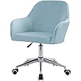 ZHUIYUAN Velvet Office Chair Slipcover with Arms,Cover Chair For Vanity,Modern Office Computer Chair Protector,Stretch Wingback Dining Chair Cover Protector for Home Kitchen Living Room