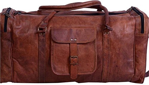 Goatter Orignal Leather Square Shape Duffel Bag, Size is.22L*11H*10W RS.2771 (65.00% Off) - Amazon