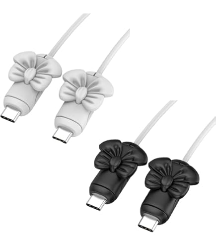 Frienda 30 stuks telefoonbeschermingsaccessoires, oplaadkabelbescherming, schattige USB-oplader, voor mobiele telefoon-datakabels