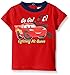 Disney Baby Boys 0-24m Lightning Mcqueen T-Shirt, Red (Red/Nautical), 6-12 Months (Manufacturer Size:12 Months)