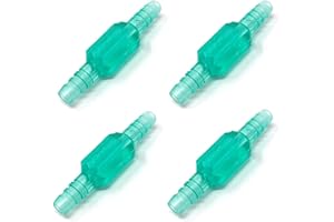 THE OXYGEN STORE Oxygen Tubing Connector Pack of 4 | Ensures Patient Safety | Durable | Securely and reliably Attach tubing Together to Promote Patient Safety and Comfort