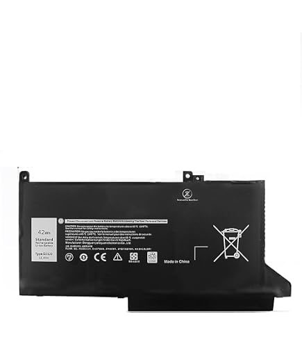 42Wh Replacement Battery For Dell Latitude 7280 7290 7380 7390 7480 7490 - DJ1J0 Compatible, 3 Year Warranty