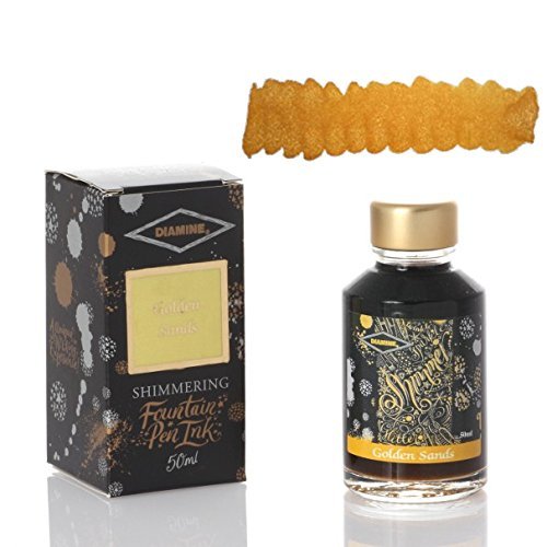 Diamine - Reluciente Tinta para estilográfia, Golden Sands 50ml