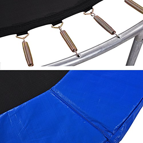 Trampolin Kindertrampolin Garten Set 244 cm + Netz Plane Zubehör TÜV SÜD GS - 5