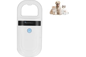 Culnflun Animal ID Reader, 134.2 Khz Reading Distance 15cm 128 Data Storage, Pet Identification And Wildlife Monitoring