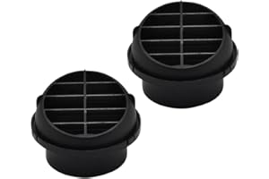 ‎BLUESHYHALL Blueshyhall 2 Stück Standheizung Luftauslass 42/60/75 mm, Drehbare Auto Heizung Diesel Standheizung Luftauslass Zubehör aus PP, Luftauslass für Standheizung von PKW, LKW, Wohnwagen (Pilzkopf, 75mm)