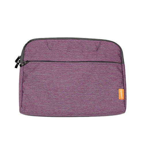 Willful Denim-Gewebe 15-15,6 Zoll Schutzhülle Laptophülle Tragetasche Aktentasche Sleeve Tasche mit Griff für 38,1-39,6 cm-Laptop / Notebook-Computer / MacBook Pro 15.4 Lila - 8