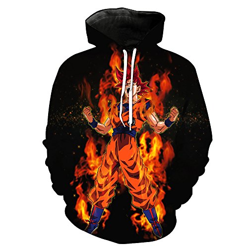 [Jandz] Camisas unisex Dragon Ball: retrato, diseños de Cosplay, otaku, manga, anime, historieta (Asian (M) ? EU (XS), Design- 780)