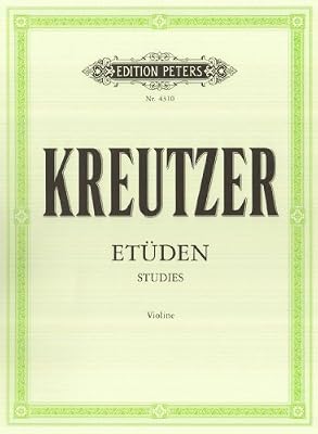 EDITION PETERS 42 études (édition Peters) - violon