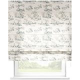 Raffrollo Toile Blau - maßgefertigt