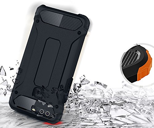 Huawei P9 Funda  Pasonomi    Pesada   Doble Capa  Carcasa de Protecci  n Hibrida Armadura Funda para Huawei P9  Huawei P9  Azul oscuro 