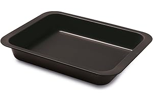 Guardini, Lasagnera 22x28 cm, Acciaio con rivestimento antiaderente, Nero, Made in Italy, Linea Gardenia