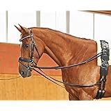 Busse Laufferzügel SOLIBEL, Volblut/Warmblut, schwarz/Edelstahl