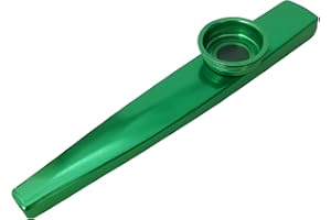 EAPEY Kazoos Gazoo Metal Kazoo Instrument Cazoo Single Pack 3pcs Membrane-Instrumental Accompaniment-Green
