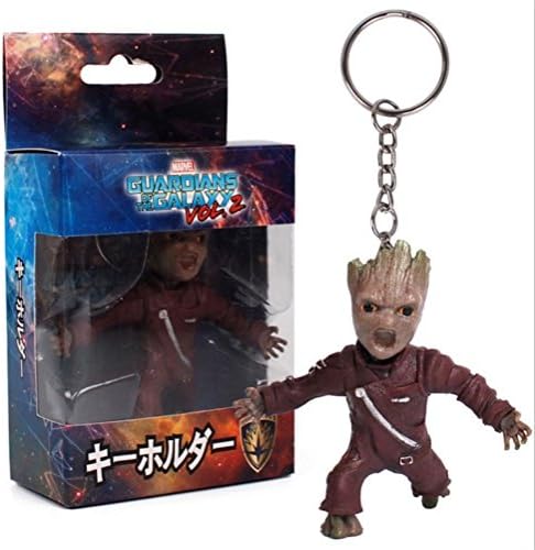 Baby Groot KeyChain Guardians of the Galaxy Vol.2 Keyring Vinyl Figure