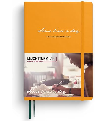 Carnet 5 Ans "Some Lines A Day" LEUCHTTURM1917 - Format A5 - Couverture Rigide Lilas - 365 Pages