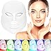 Produktbild MXIN 7 Color LED Gesichtsmaske-Photonen-Therapie für Gesunde Hautverjüngung, Anti-Aging, Falten, Kollagen, Narben Aufhellung Verjüngung. Straffung Haut Balance Fett Gesichtsverjüngung