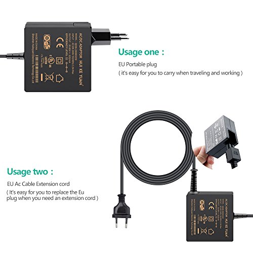 [TUV GS LISTED] HUIKEYUAN 20V 45W 65W Notebook Laptop Netzteil Ladegerät Ladekabel für Lenovo Flex 4 Series, Lenovo IdeaPad 100-14IBY 100-15IBY 710s 510s 510 710 310 110 Series, Chromebook N22 100s, Kompatibel mit Lenovo P/N. 5A10J40449 5A10K78745 ADLX65CLGU2A PA-1650-20LL ADLX65NLC3A ADLX65CLGC2A, Stecker 4,0*1,7mm - 2