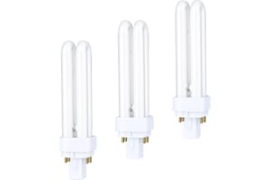 FanciBuy 3 Pack G24q-1 Energy Saving Light Bulbs, G24q-1 4 Pin Light Bulb 13W, Natural White 4000K, 4 Pin Bathroom Light Bulbs, 900LM