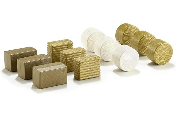 siku 2463, Assortiment de balles, 1:32, Plastique, Jaune/blanc, 3 x 4 variantes différentes