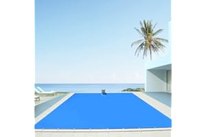 PISCIHOGAR VIDA PARA TU HOGAR Invercober Security Forte 680 gr Cobertor Invierno Funda para Piscina: 5.25 x 3.00 m I Medidas totales Lona: 5.55 x 3.30 m I Color Exterior: Azul/Interior: Negro I GARANTÍA: 3 años