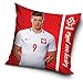 Produktbild AmazingCurtains_Ltd Dekorativer Kissenbezug 40 x 40 cm Fußball Robert Lewandowski