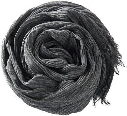 100% Cotton Fold Design Thin Winter Scarf For Men 180 * 65cm