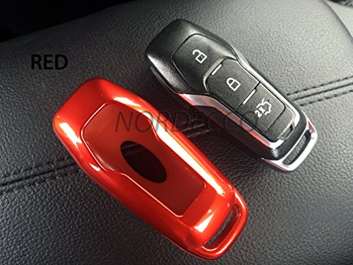 Protex 2015RE-16, custodia rigida di protezione a tre tasti per telecomando auto, ultra lucida, colore rosso