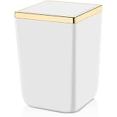 TUSCAN GARBAGE BUCKET 6 LT WHITE GOLD