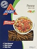 Atkins Low Carb, High Protein Penne Pasta, 250g (5 servings)