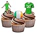Produktbild Euro 2016 Republik Irland Fußball Mix – essbar Stand-up Cup Cake Topper (Pack von 12)