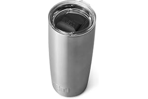 YETI Rambler Tumbler, Vacuum Insulated Stainless Steel Tumbler with Magslider Lid, Stainless Steel, 10 oz (296 ml)