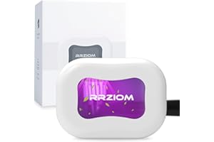UV Toothbrush Sanitizer Case, RRZIOM Portable Toothbrush Covers Rechargeable, Rechargeable Toothbrush Cleaner Holder Case for Travel Home, Detachable Toothbrush Sterilizer for All Toothbrushes(White)