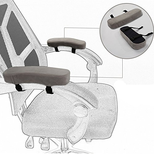 MEMORY FOAM Arm stuhl, Sitzkissenbezug Rest Pads Stuhl Universal Passform umfasst die Premium Memory-Schaumstoff und ideal für Rollstuhlfahrer