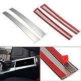 Material: Chrome Forspero Chrome Silver Car Drink Cup Holder Center Console Cover für Volvo XC60 S60 V60