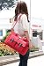 LCY Fashion Messenger Tote Baby Nappy Changing Bag Diaper Bag With Changing Mat Red