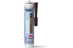 Braun Silicone Bath Sealant - Fome Flex Sanitary Silicone, Brown Waterproof