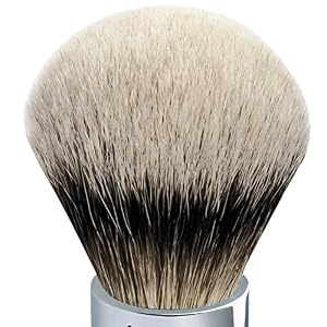 da Vinci SHAVING BRUSH / badger hair / Ø 25 mm / with plexi holder / handmade in germany - Image 2