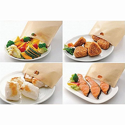 ALAIX Toasterbag Wiederverwendbare 100 Verwendung Non-Stick Sandwich / Snack Käse Toasties In einem Toasterschutz, 2 Pack - 7