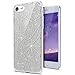 Produktbild KunyFond Glänzend Glitzer Schutzhülle Silikon Hülle Kratzfeste Crystal Clear TPU Handyhülle Case Durchsichtig Transparent Weichem Tasche Bumper Schale für iPhone 6/6S (Silber)