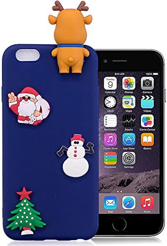 iPhone 6S IPhone 6S 6 Case Cover For Iphone 6 6S/Roreikes Case Cover, Iphone 6 Case Ultra Slim Design Christmas Cover Case With Soft Silicone Skin TPU Case Cover Christmas Series Premium Folio Leather Case Cover Bumper Case (4.7zoll)